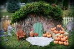 Halloween Fairy Gardens vil være alle de raser i efteråret