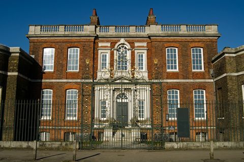 udsigt over det historiske rangerhus med udsigt over Greenwich Park, South East London Dette historiske georgiske hus er nu hjemsted for den vestlige kunstsamling