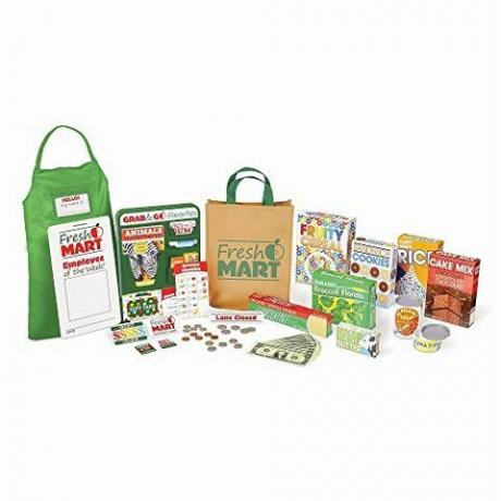 Melissa & Doug Fresh Mart købmandssamling til købmandsforretninger (legesæt & køkkener, fantastisk gave til piger og drenge - bedst for 3, 4, 5 årige og opefter)