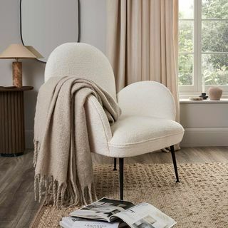 Mohair Style Sofa Kast 1,5m x 2m - Naturlig