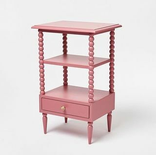 Parker Bobbin Pink Acacia Wood Sidebord