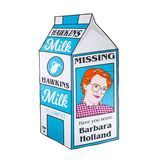 Barb's manglende mælkekarton strandhåndklæde