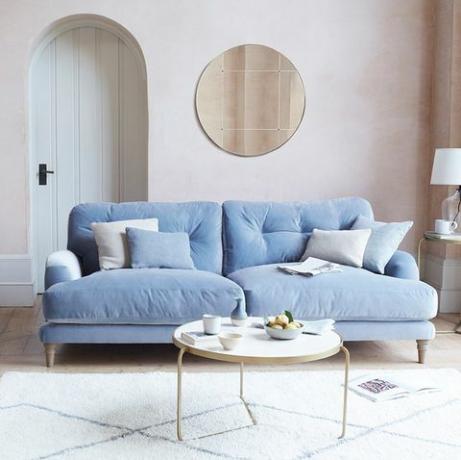mest populære sofafarver blå