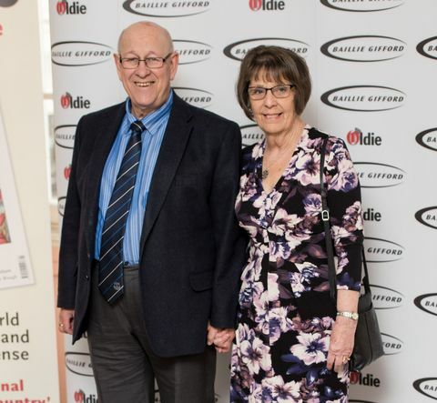 Gogglebox spiller Leon og June Bernicoff ved Oldie Of The Year Awards i London