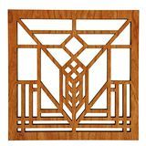 Frank Lloyd Wright Lake Geneva Hardwood Trivet