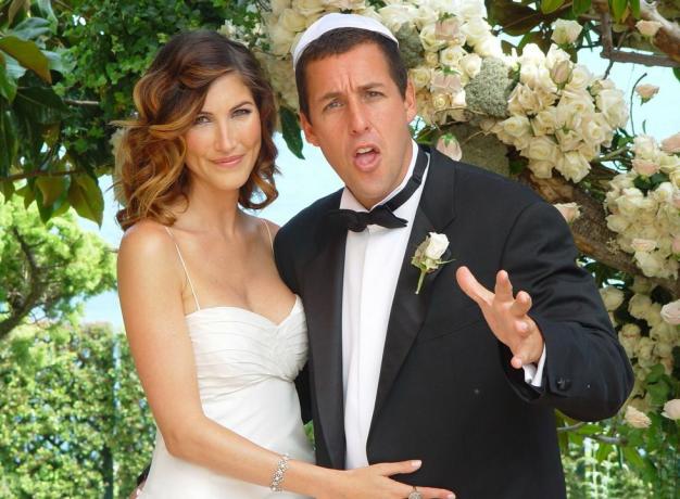 adam sandler og jackie titones bryllupsbilleder