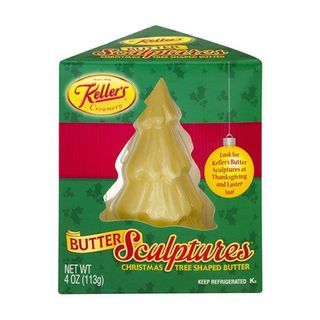 Kellers Creamery Butter-skulpturer Juletræformet smør