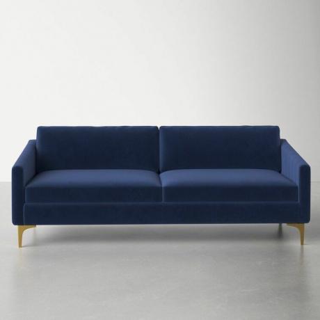 Perlepolstret sofa