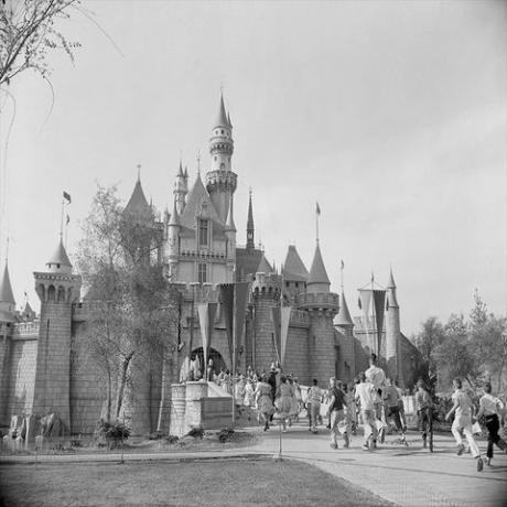 bedste disney fotos åbningsdag i Disneyland 1955