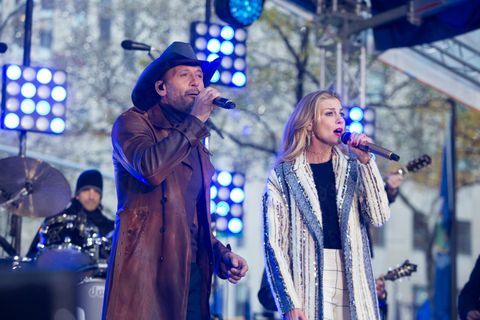 i dag afbilledet tim mcgraw og faith hill fredag ​​den 17. november 2017 foto af nathan congletonnbcu foto banknbcuniversal via getty images via getty images