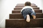 Børneforebyggende ideer til akavet trappe