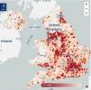 De britiske hotspots for indbrud afsløret i interaktivt kort over kriminelle sociale medier