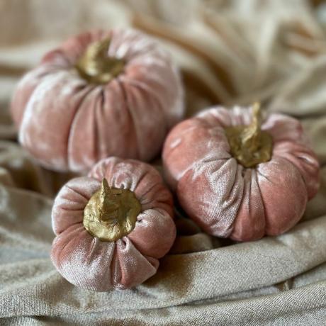 Plys mørke lyserøde Velvet Pumpkins