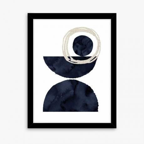 Inky Blue, Indrammet Print & Mount