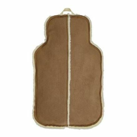 Argos Home Tan Shearling varmtvandsflaske