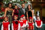 Obama Family sender julekort fra Det Hvide Hus til 2016