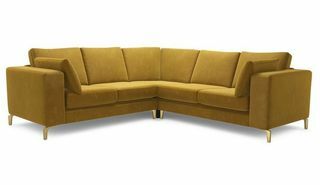 House Smuk Darcy Velvet Sofa, Sennep