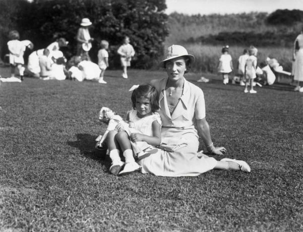 jackie kennedy som en lille pige