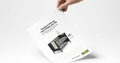 Ikea lancerer en annonce, du kan tisse på