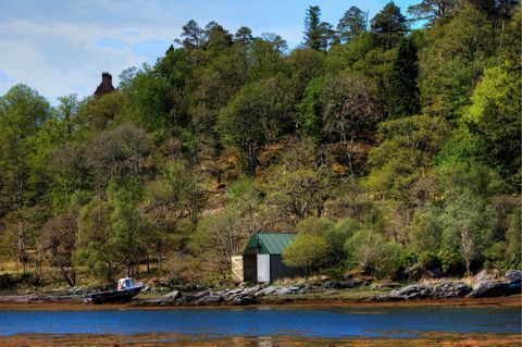 Glenborrodale Castle, Skotland til salg med to øer