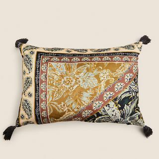 Floral Patchwork Bolster Pude