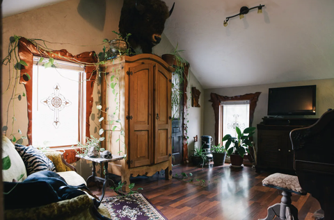 boligareal i den uhyggelige herregård airbnb