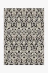 Mickey Damask Charcoal Rug