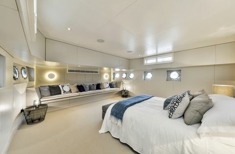 Stort soveværelse - husbåd til salg