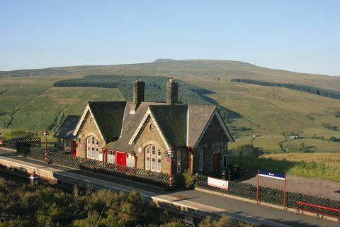 Dent Station - jernbane - hus - Cumbria