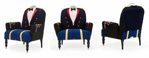 Vintage U.S. Military Parade Chair, RhubarbLondon
