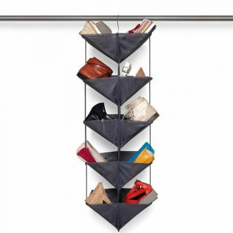 Enfold Shoe Organizer fra Umbra er en innovativ løsning på sko til opbevaring af sko.