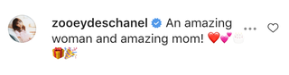 Zooey Deschanel roser Jonathan Scotts mor på Instagram