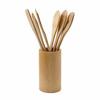 Dunelm Bambus redskabssæt med gryde