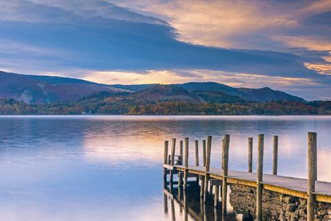 Lake District landskab bryder Storbritannien 2018