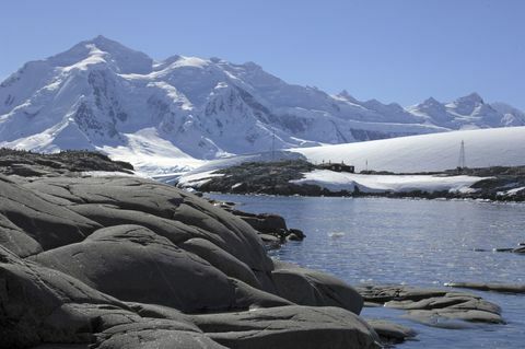 Den britiske forskningsstation i Port Lockroy