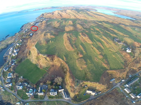 Luing - Culipool - grund til salg antenne - Galbraith