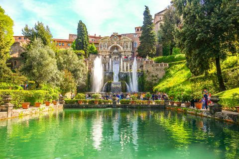 Tivoli, Italien - 3. maj 2015 - Villa D'este