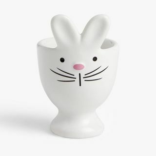 John Lewis & Partners Bunny Rabbit Egg Cup, hvid