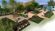 BBCs Saturday Kitchen og RHS opretter Kitchen Garden på Hampton Court Palace Flower Show