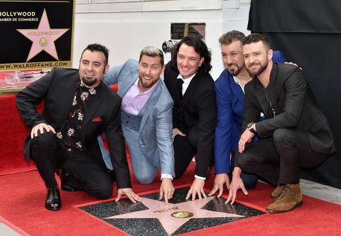 NSYNC hædret med stjerne på Hollywood Walk of Fame