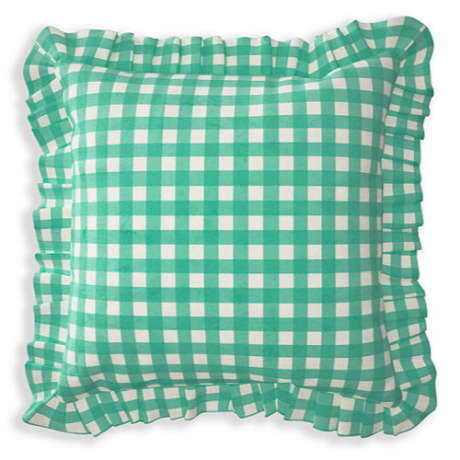 Havepude med Gingham Print