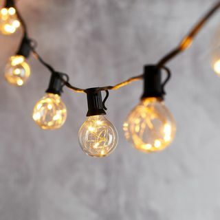 10 Clear Cap Micro Battery Festoon Lights