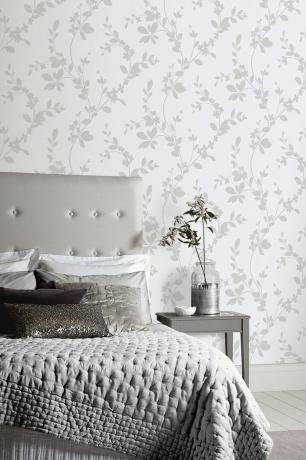 I Want Wallpaper Arthouse Lavina Wallpaper - Sølv