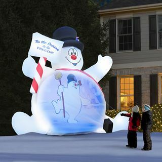 Videoen projicerer 10 'Frosty The Snowman