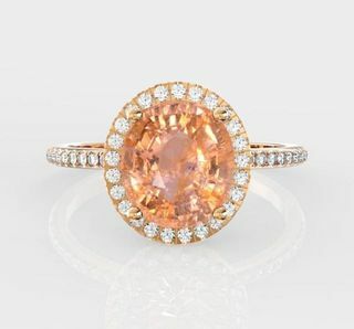 Padparadscha safir