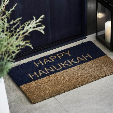 Glædelig Hanukkah ferie dørmåtte