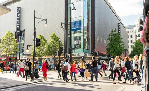 Debenhams flagskibsbutik på Oxford Street