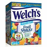 WELCHs frugtsnacks, blandet, 80 tæller