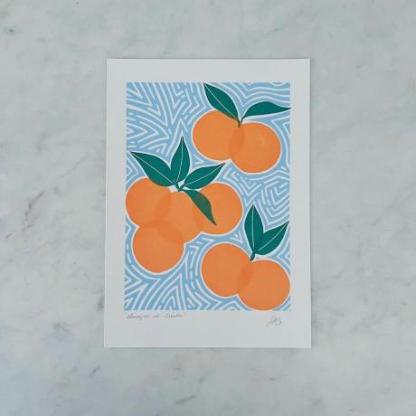 Appelsiner A4 Print - Naranjas de Sevilla