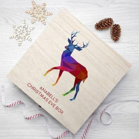Personaliseret Bright Reindeer Christmas Eve Box